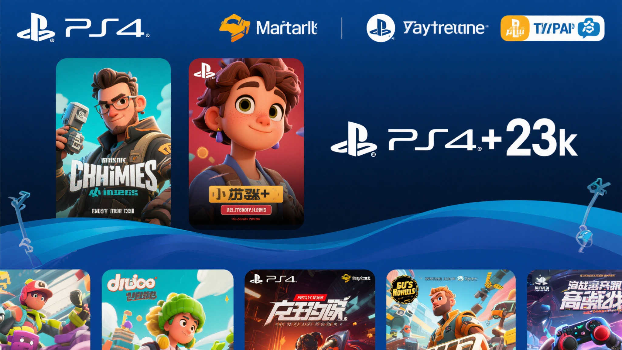 除了上述两款明星作品外，本月PS+二三档